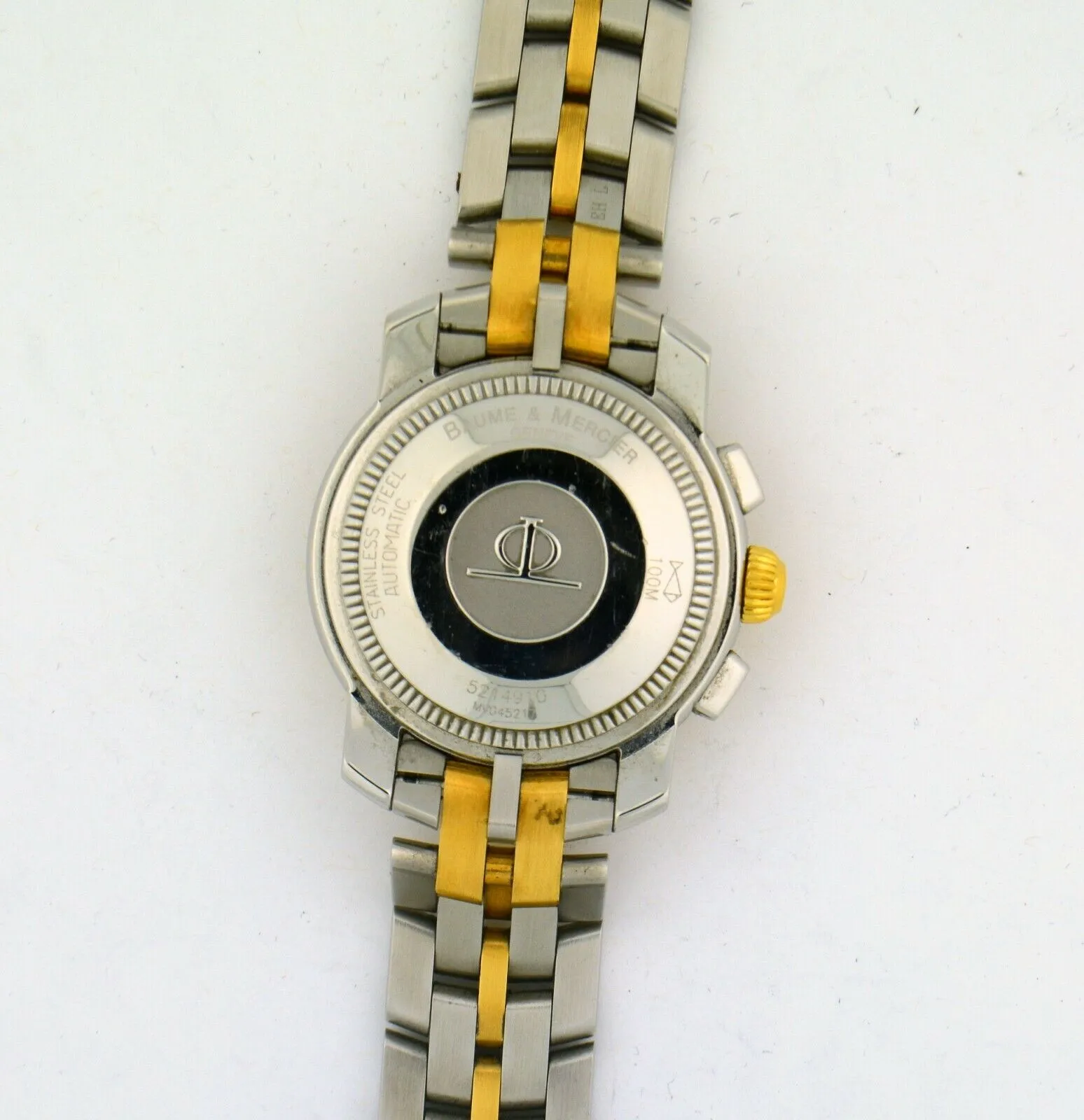 Baume & Mercier Geneve 18KY/SS Capeland Automatic Chronograph 38MM Box