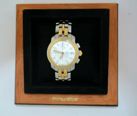 Baume & Mercier Geneve 18KY/SS Capeland Automatic Chronograph 38MM Box