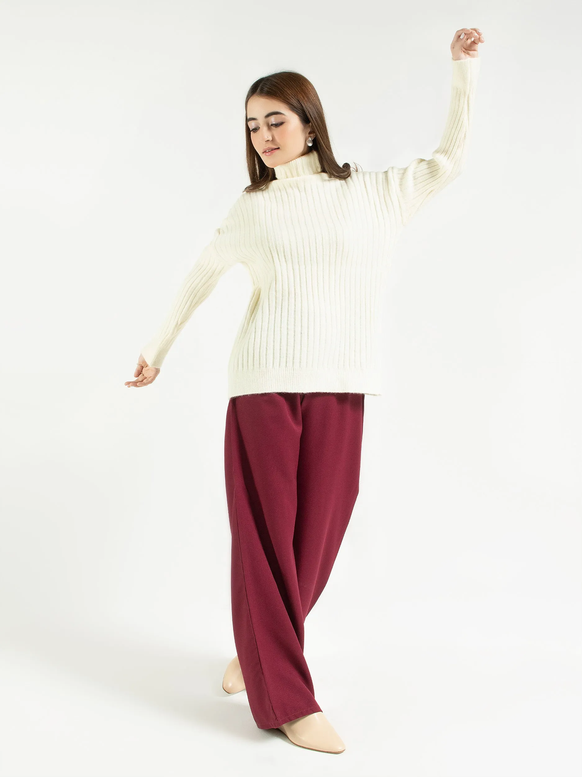 Classic High Neck Sweater