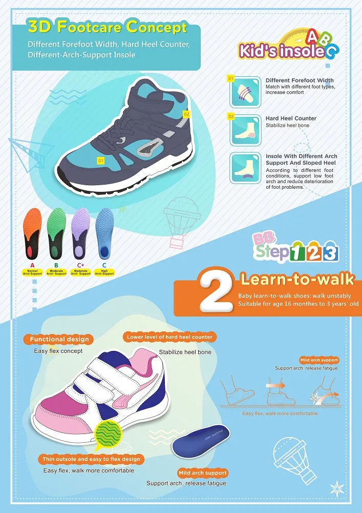 DR.KONG KIDS SNEAKERS DK-C1003580-BLG(RP : $179)