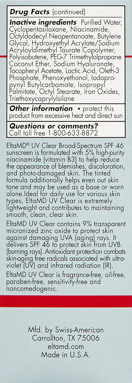 EltaMD® UV Clear Broad-Spectrum Tinted SPF 46