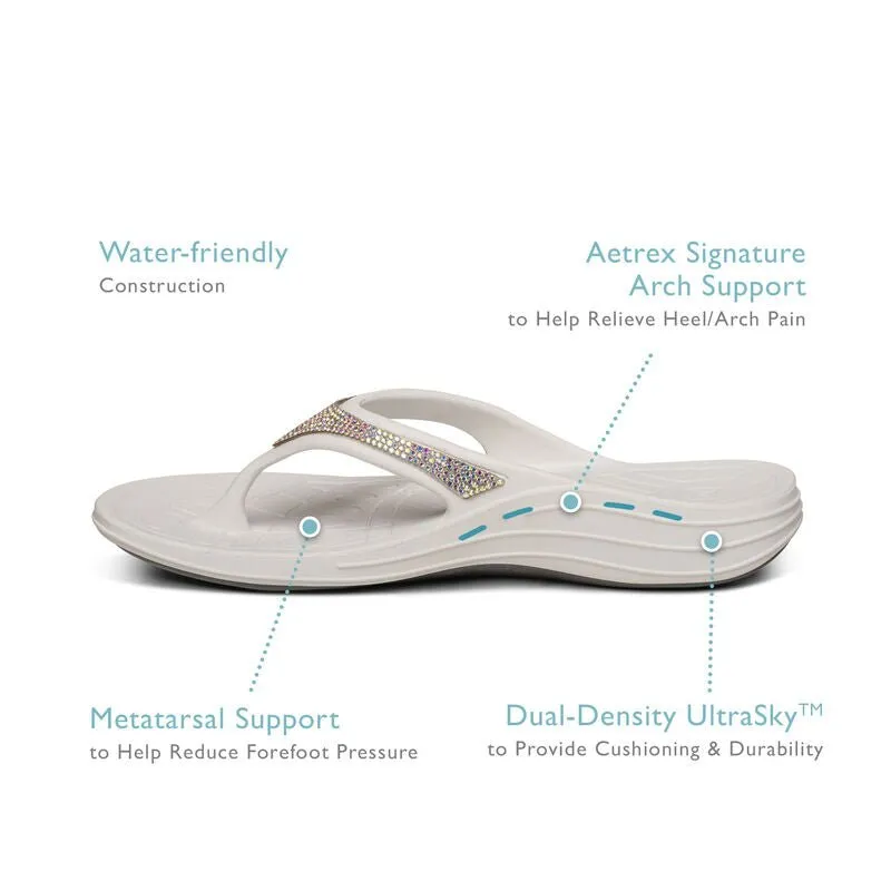 Fiji Orthotic Sparkle Flips - Women