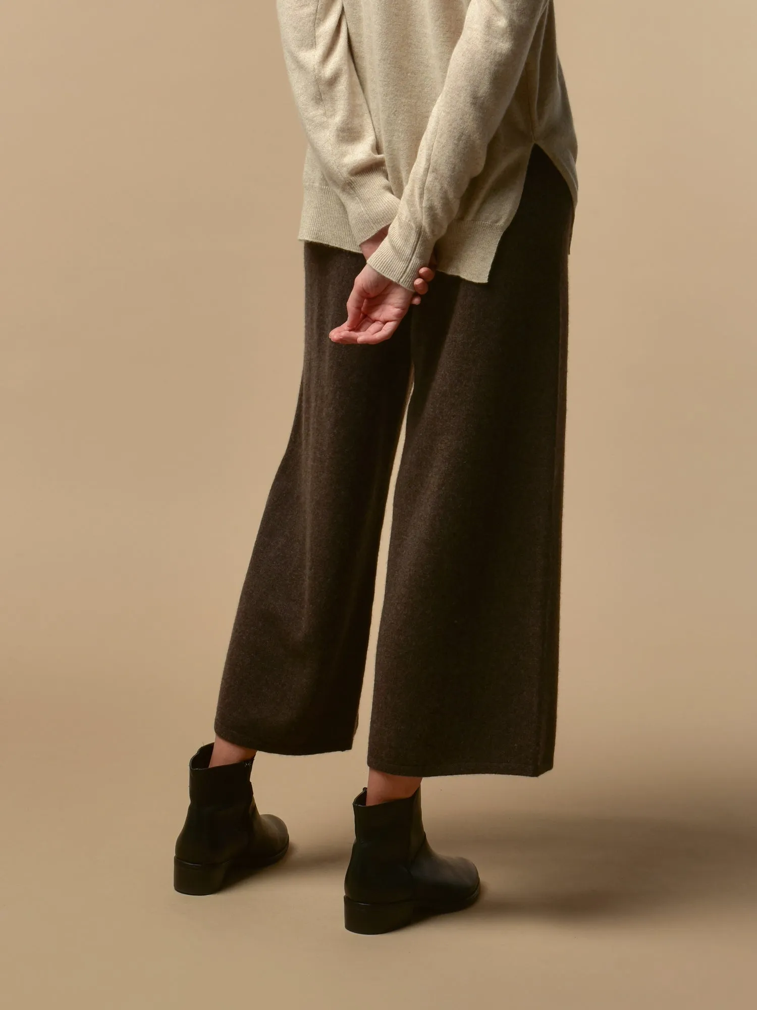 Loose Fit Pants_Cocoa Brown