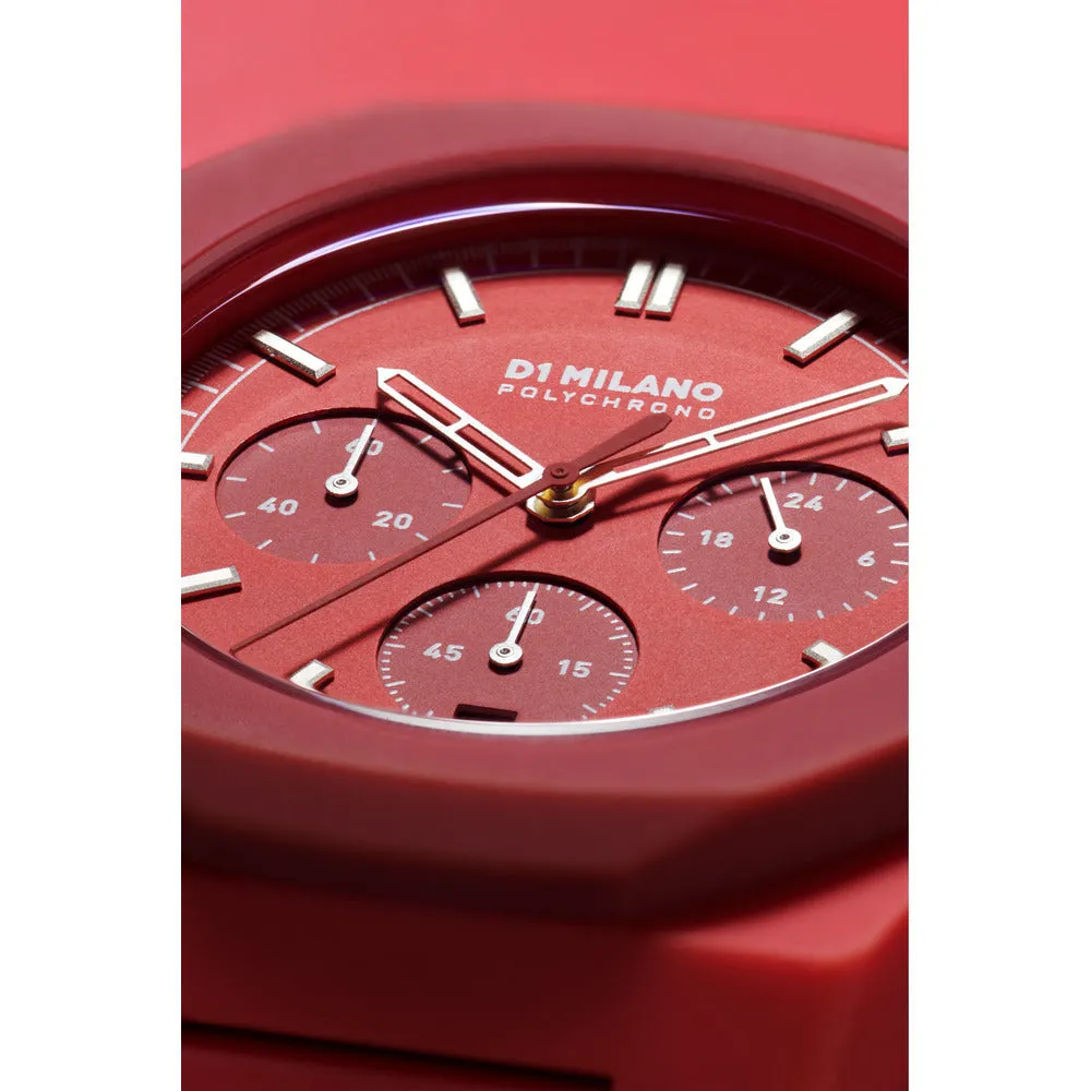 Men Commando Red 40mm Watch