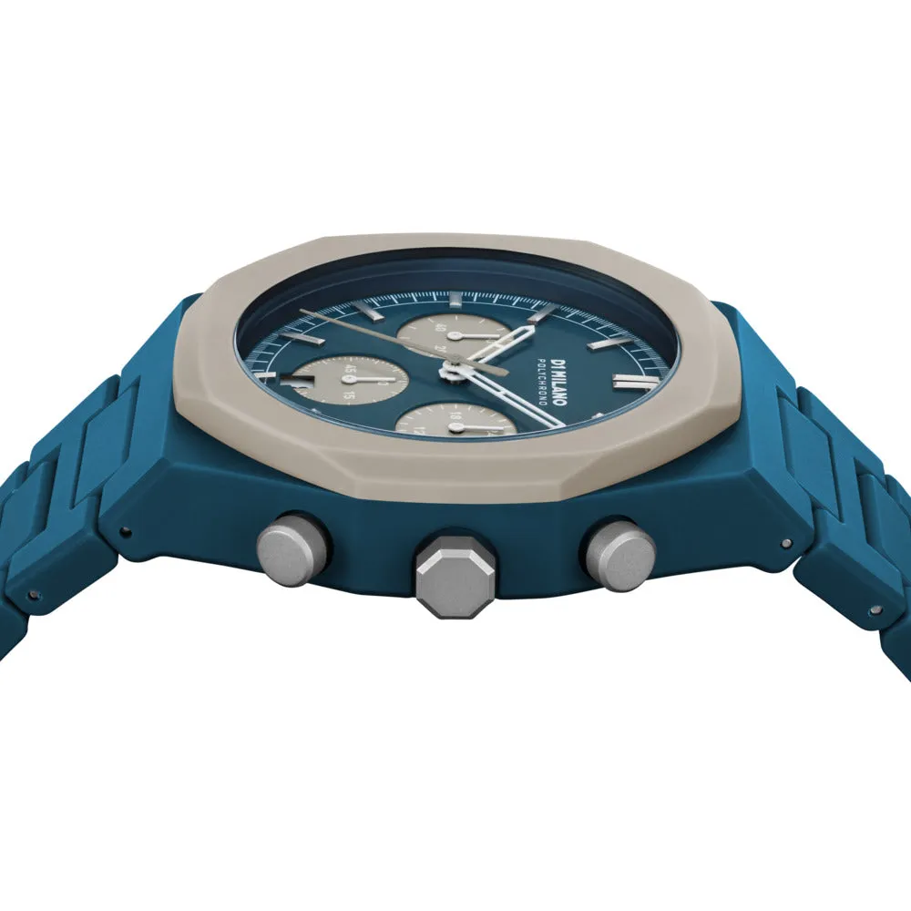 Men Polychrono Green 41mm Watch