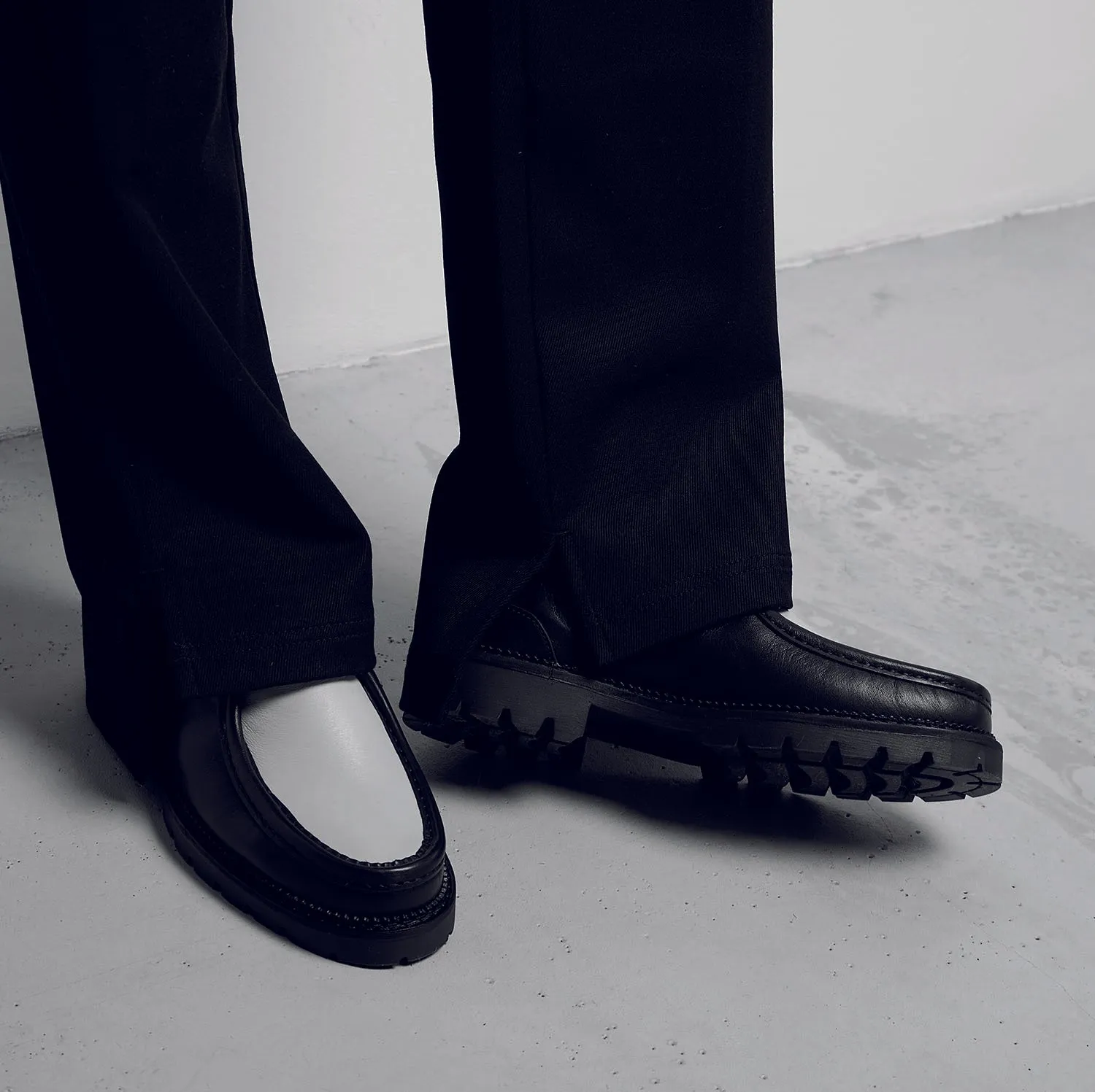 Moby Black   White Boot - Men's