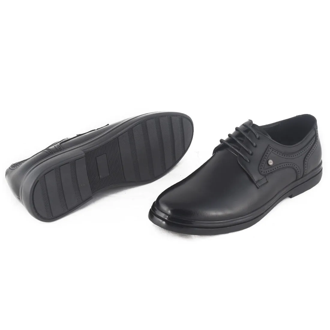"MEN'S  Casual Shoes / action leather/ black" -8286