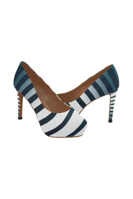 White Tiburon Women's High Heels