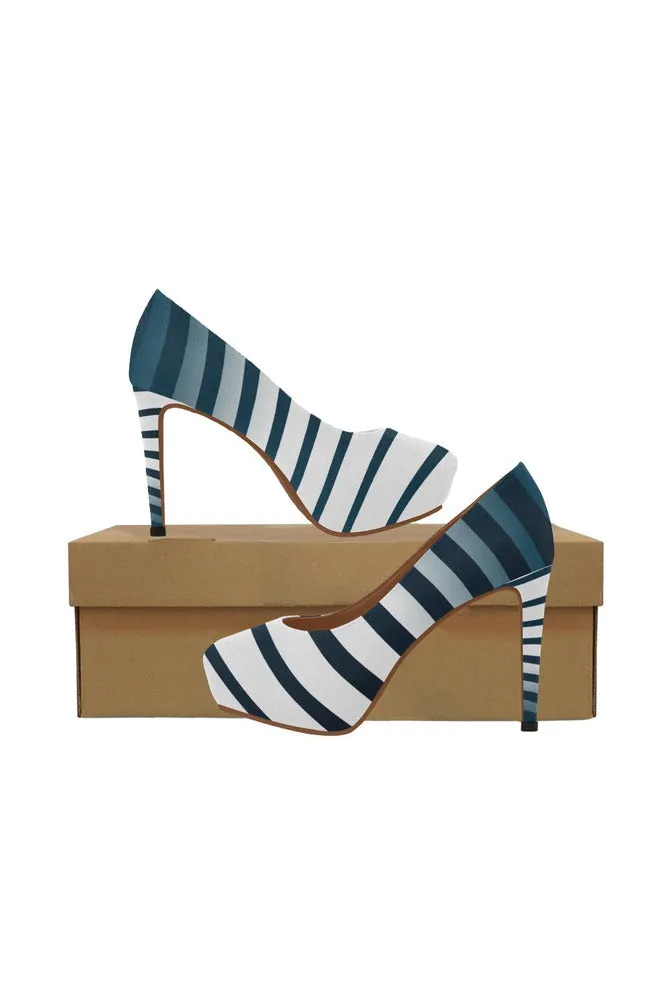 White Tiburon Women's High Heels