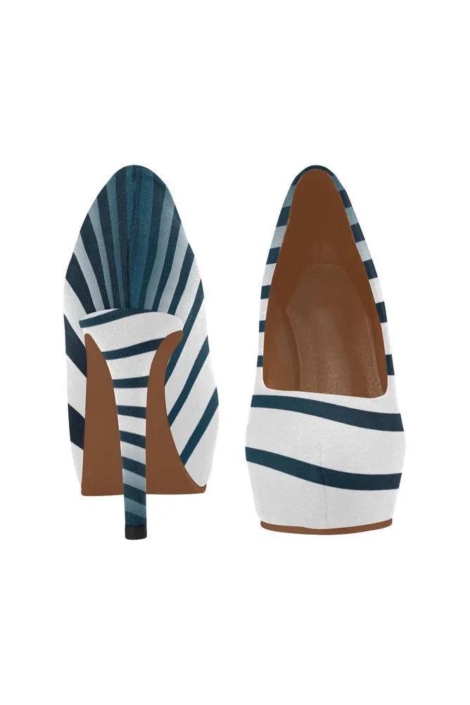 White Tiburon Women's High Heels