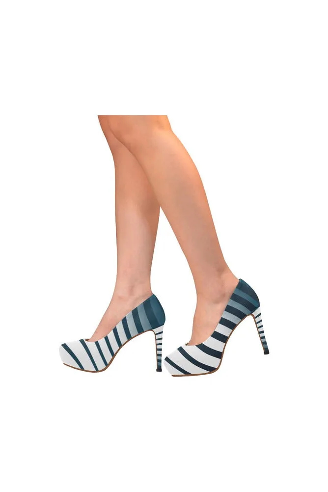 White Tiburon Women's High Heels
