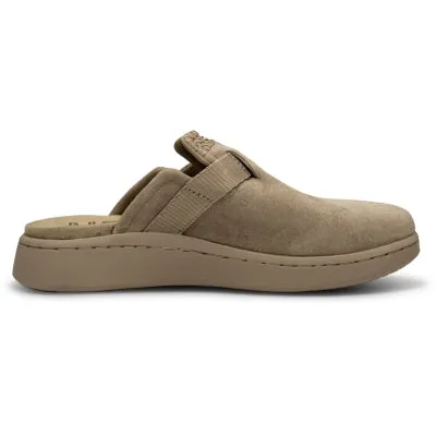 Woden Vega Clog Suede-Sliver Mink
