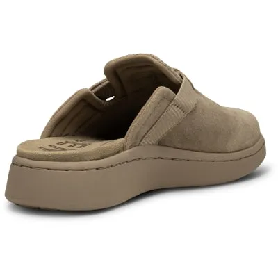 Woden Vega Clog Suede-Sliver Mink
